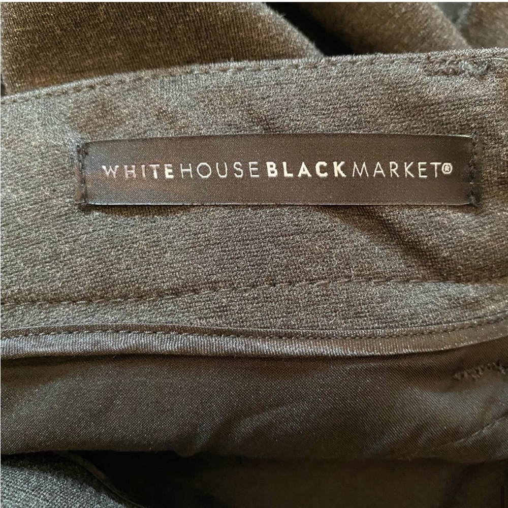 WHBM The Tapered Ankle Knit Pant Charcoal Gray 4 - Picture 4 of 10